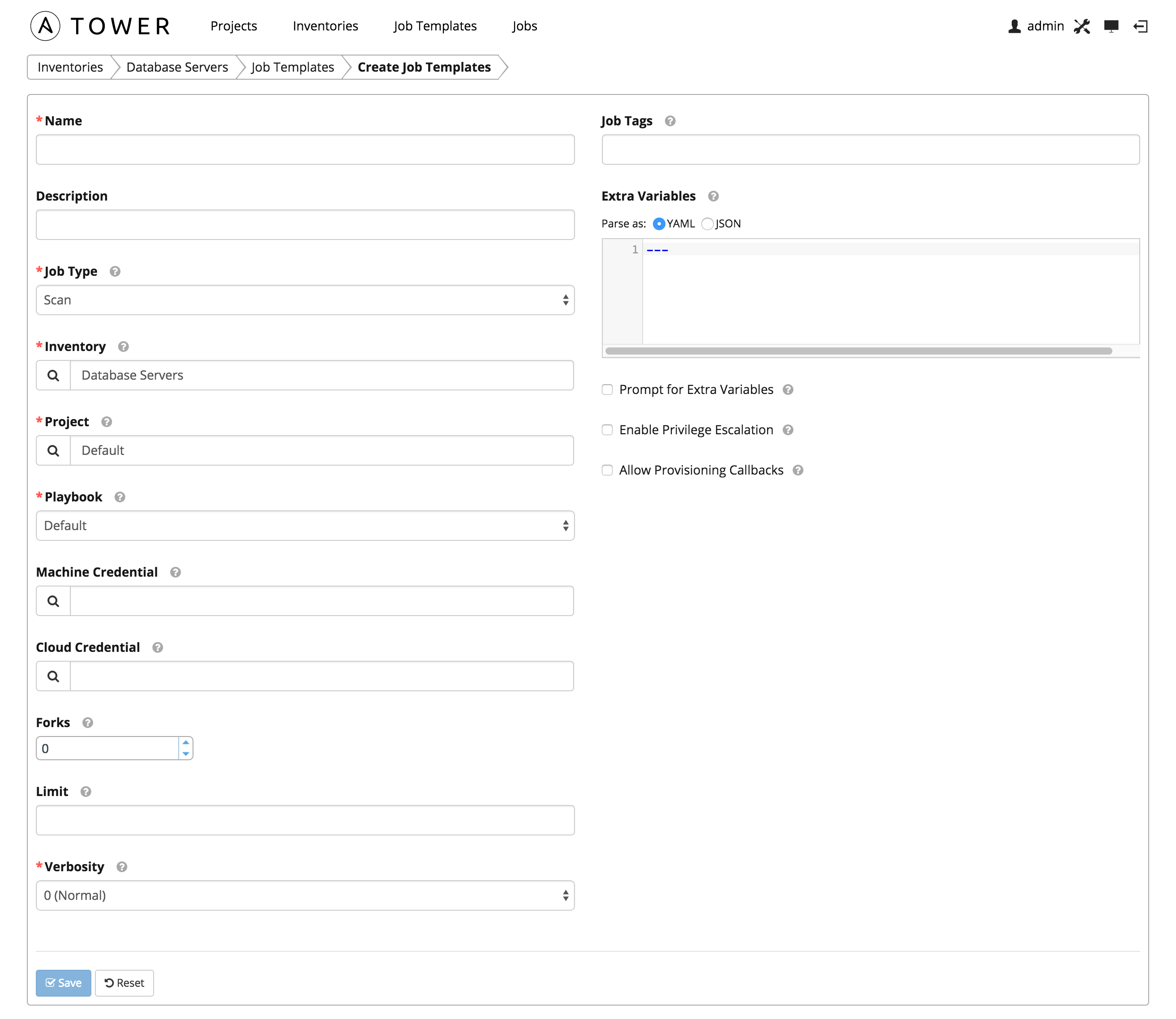 Inventories Scan Job - add