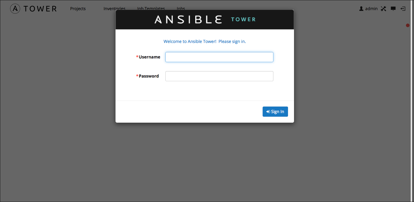 Login form