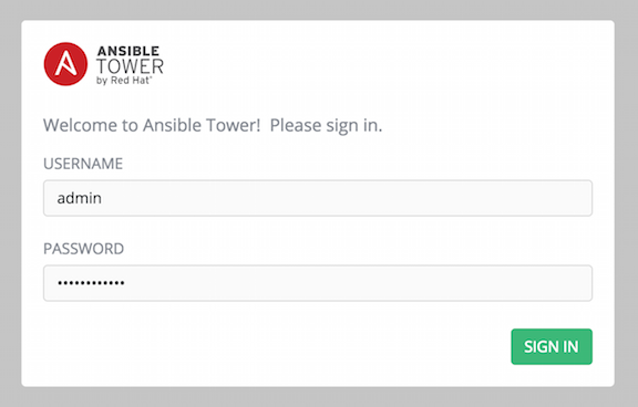 6. Installing Ansible Tower — Ansible Tower Installation and Reference