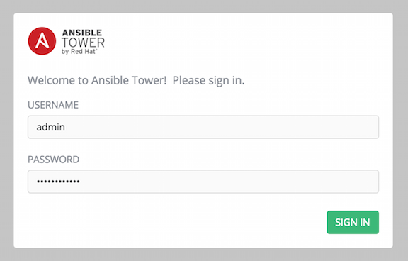 Login form
