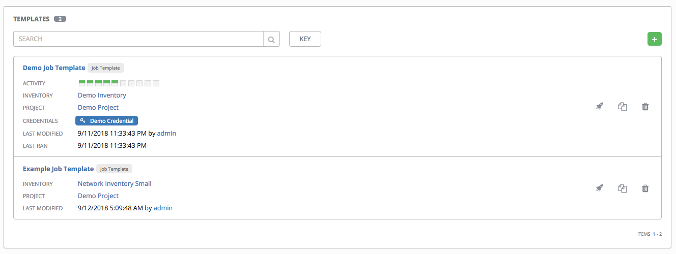 Job Templates