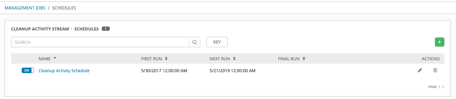 activity stream launch - remove activity stream schedule