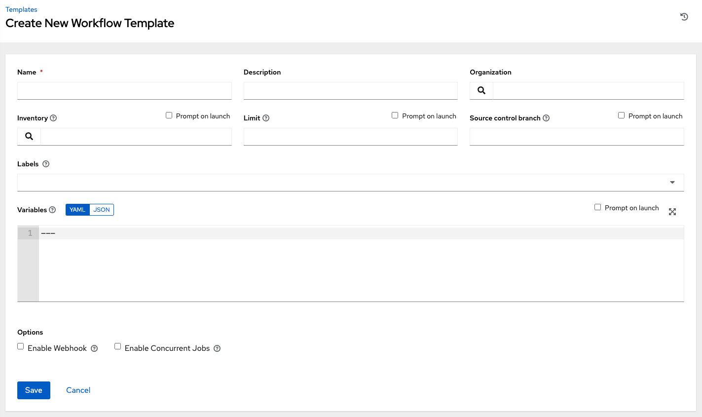 Wf templates - create new wf template