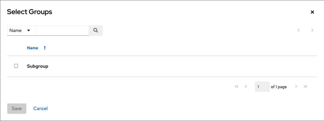 Inventories add group existing subgroup